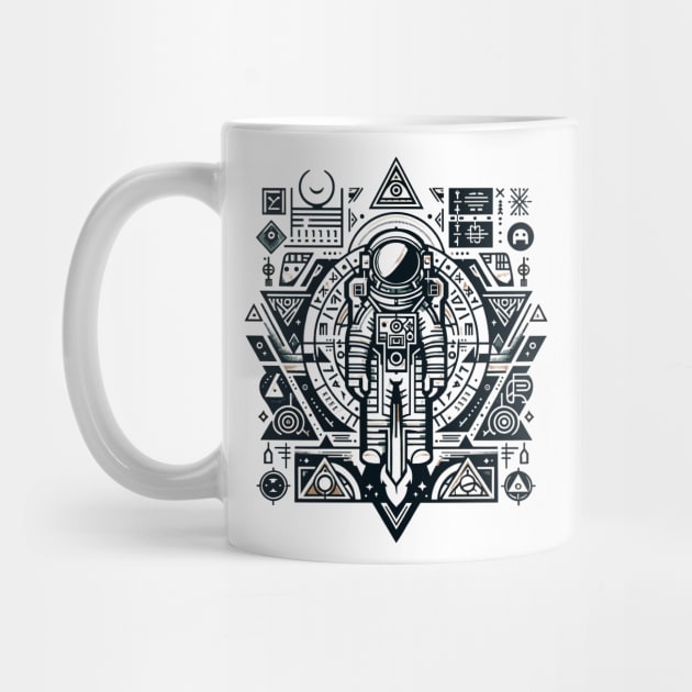 Timeless Voyager: Ancient Astronaut by Graphic Wonders Emporium